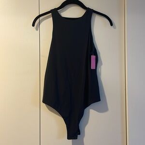 Basic black bodysuit